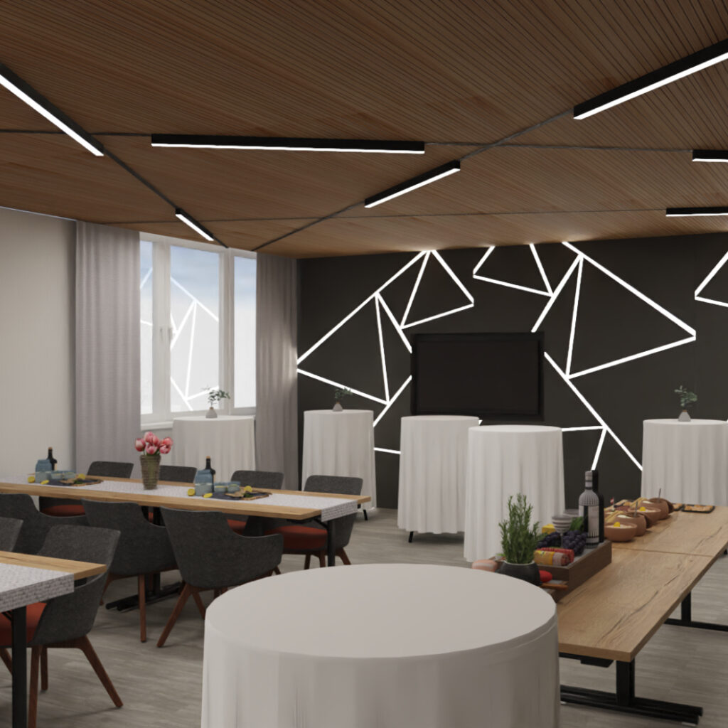 3D-Rendering der Eventlocation "Bergwerk" in Teningen am Kaiserstuhl