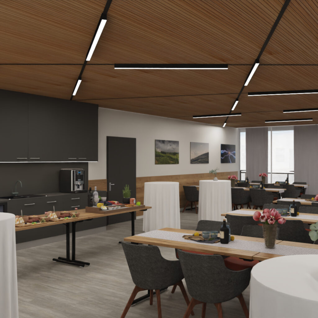 3D-Rendering der Eventlocation "Bergwerk" in Teningen am Kaiserstuhl